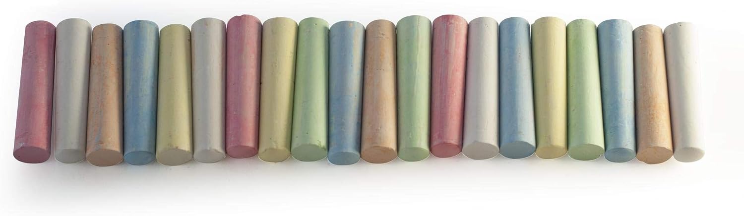 Happy Summer - Sidewalk Chalk Bucket 20Pcs - (301074)