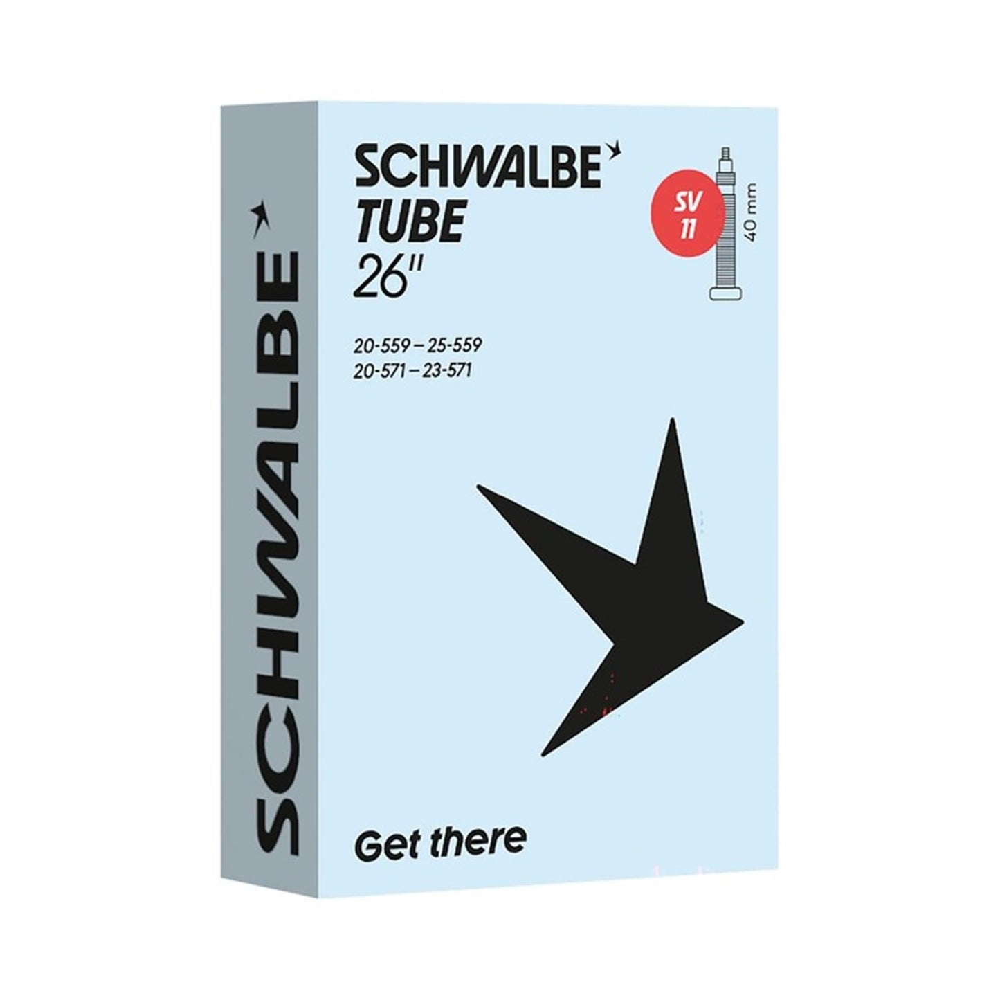 Schwalbe Fahrradschlauch SV11 20/25-559/571 IB 40mm