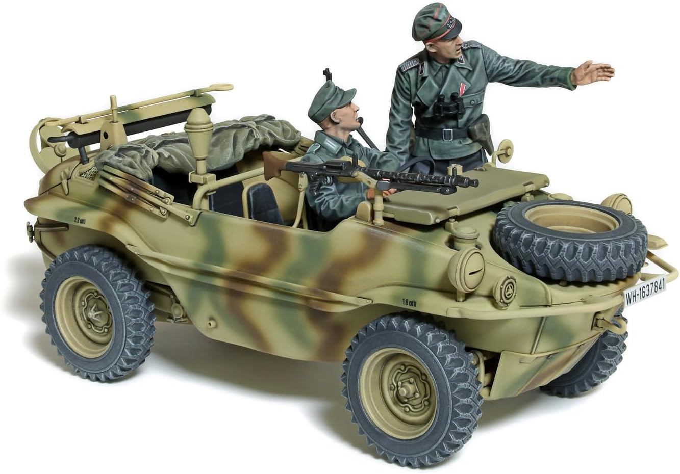 Tamiya 35393 1:35 German Swimming Trolley T166 Wide Model Building Kit, Hobby, Military, Plastic, Standing Model