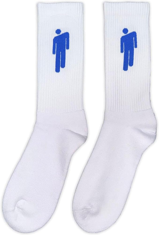 Billie Eilish Blue Blohsh Womens Terry Socks One Size
