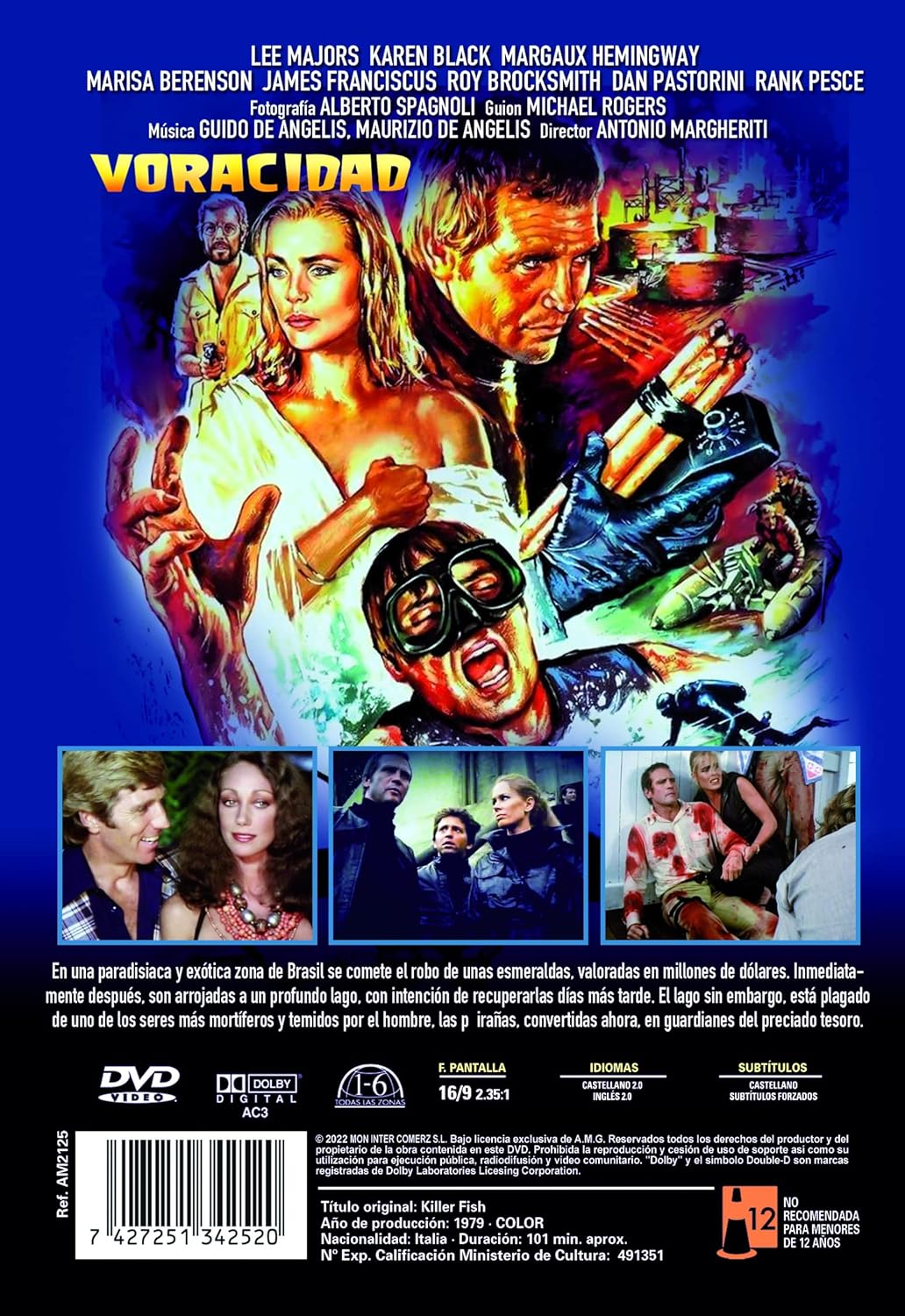 Voracidad, Las pirañas asesinas (Dvd) (Killer Fish