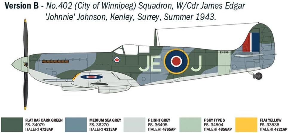 Italeri Spitfire Mk.IX Aircraft Model Kit