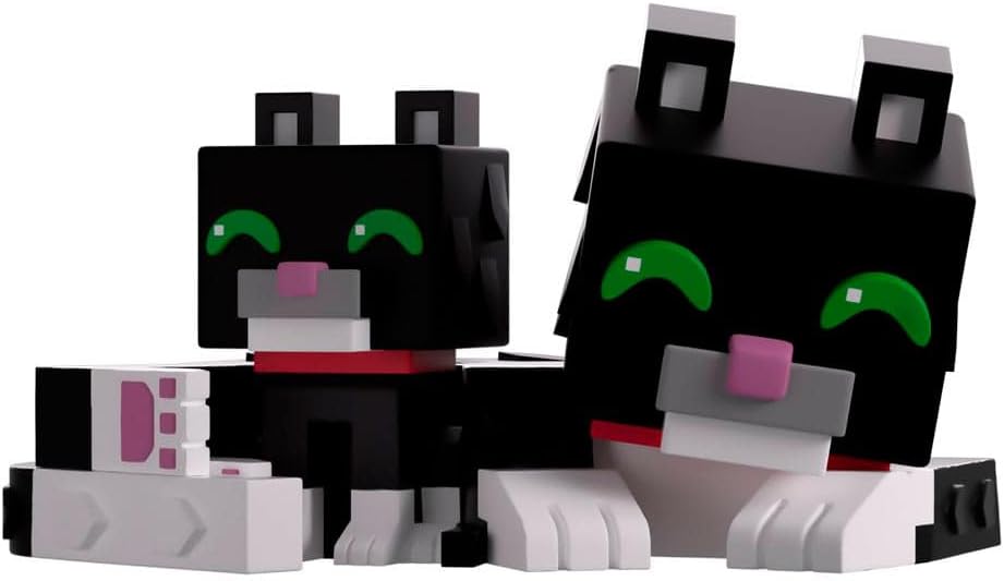 Minecraft Vinyl Figur Tuxedo Cat 6 cm