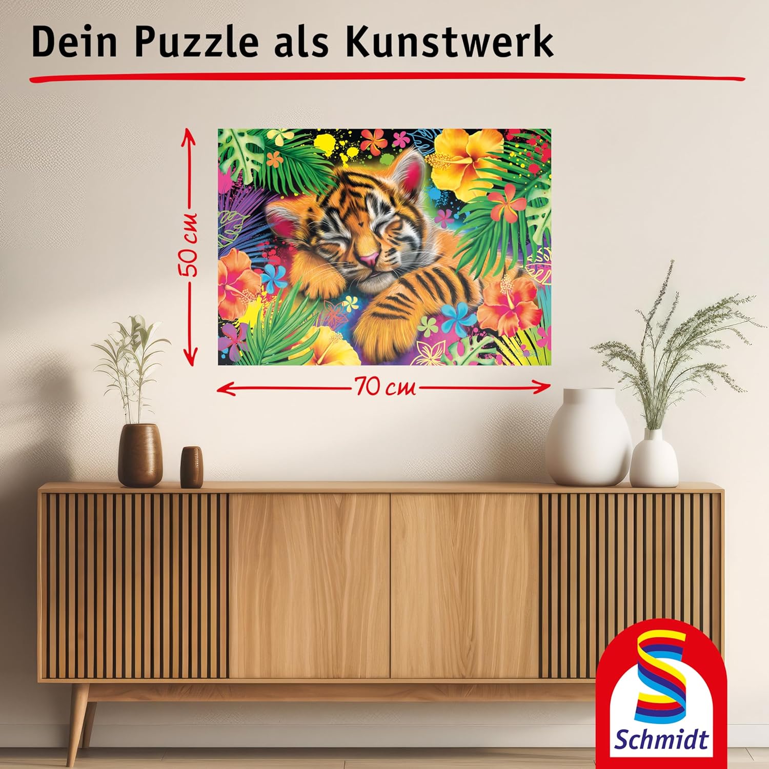Schmidt Spiele 58889 Tiger Puppy 1000-Piece Jigsaw Puzzle