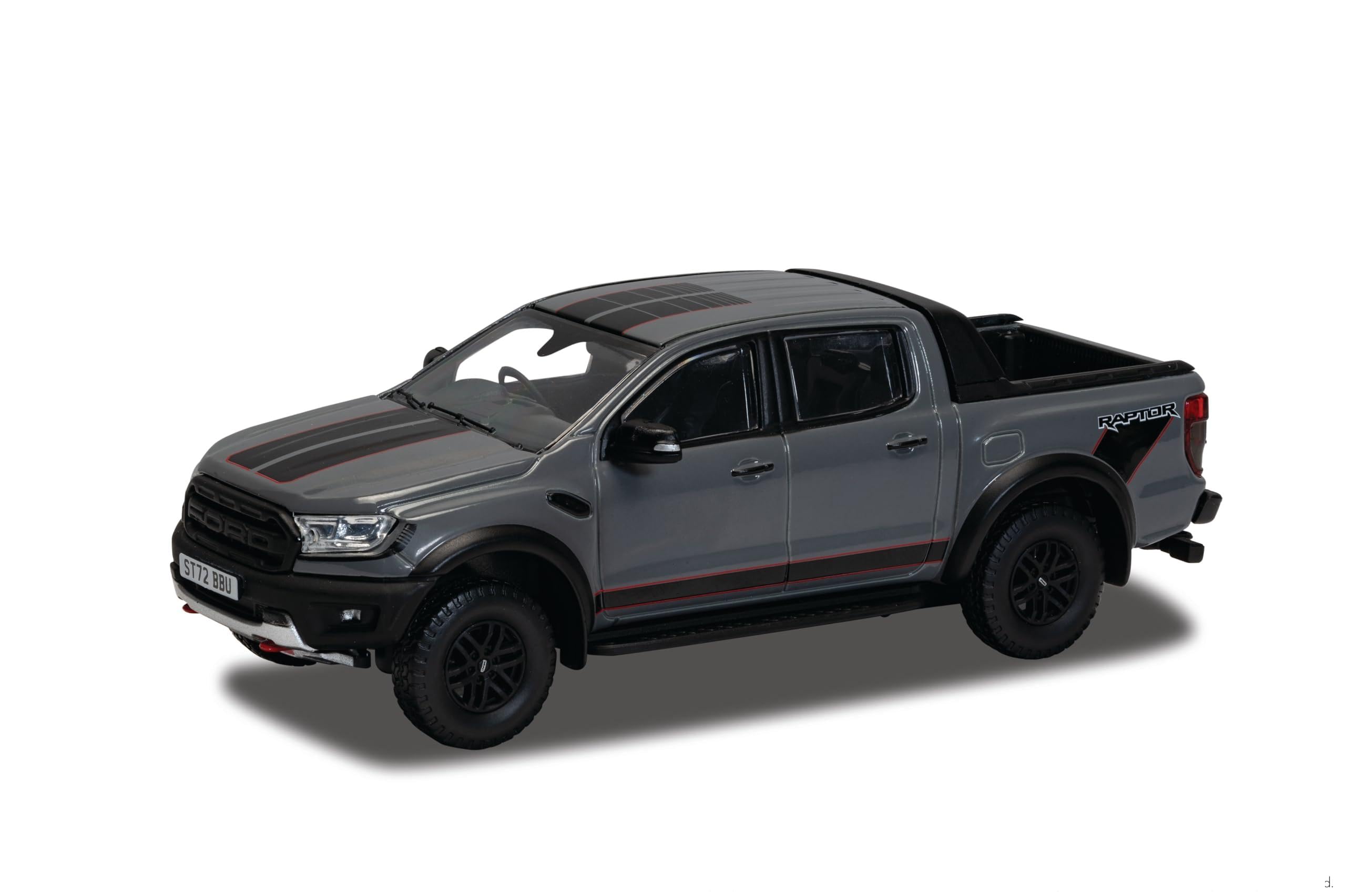 Corgi VA15205 Ford Ranger Raptor, Conquer Grey, Vanguard - Die Cast Model, for ages 14+ Years