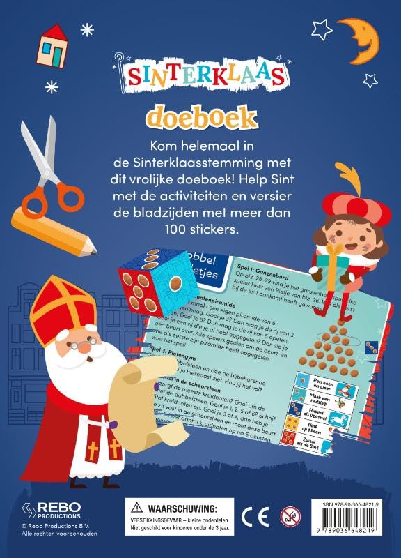 Sinterklaas doeboek: Meer dan 100 stickers