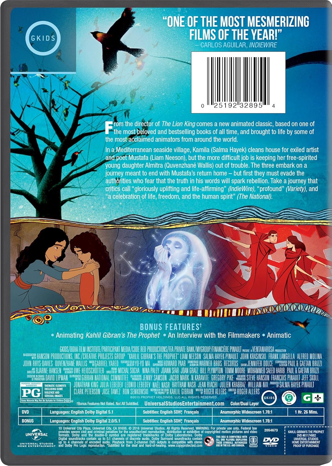 Kahlil Gibran's The Prophet (DVD)