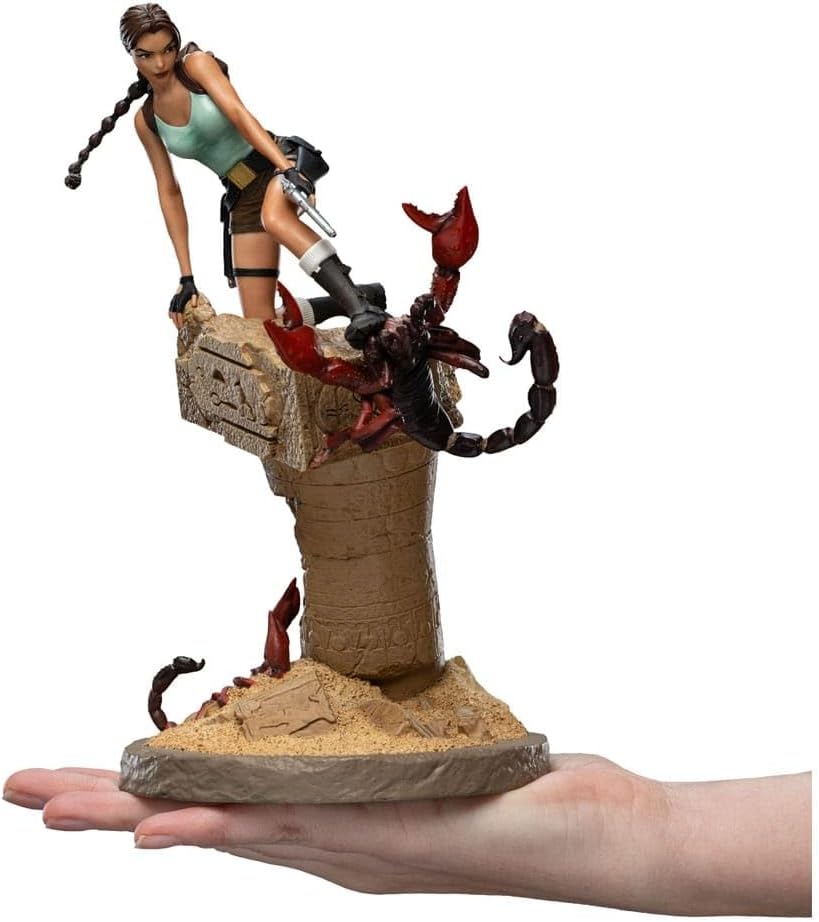 Weta Workshop Tomb Raider - Mini statuetta di Lara Croft, le rovine dell'Apocalisse, 21 cm