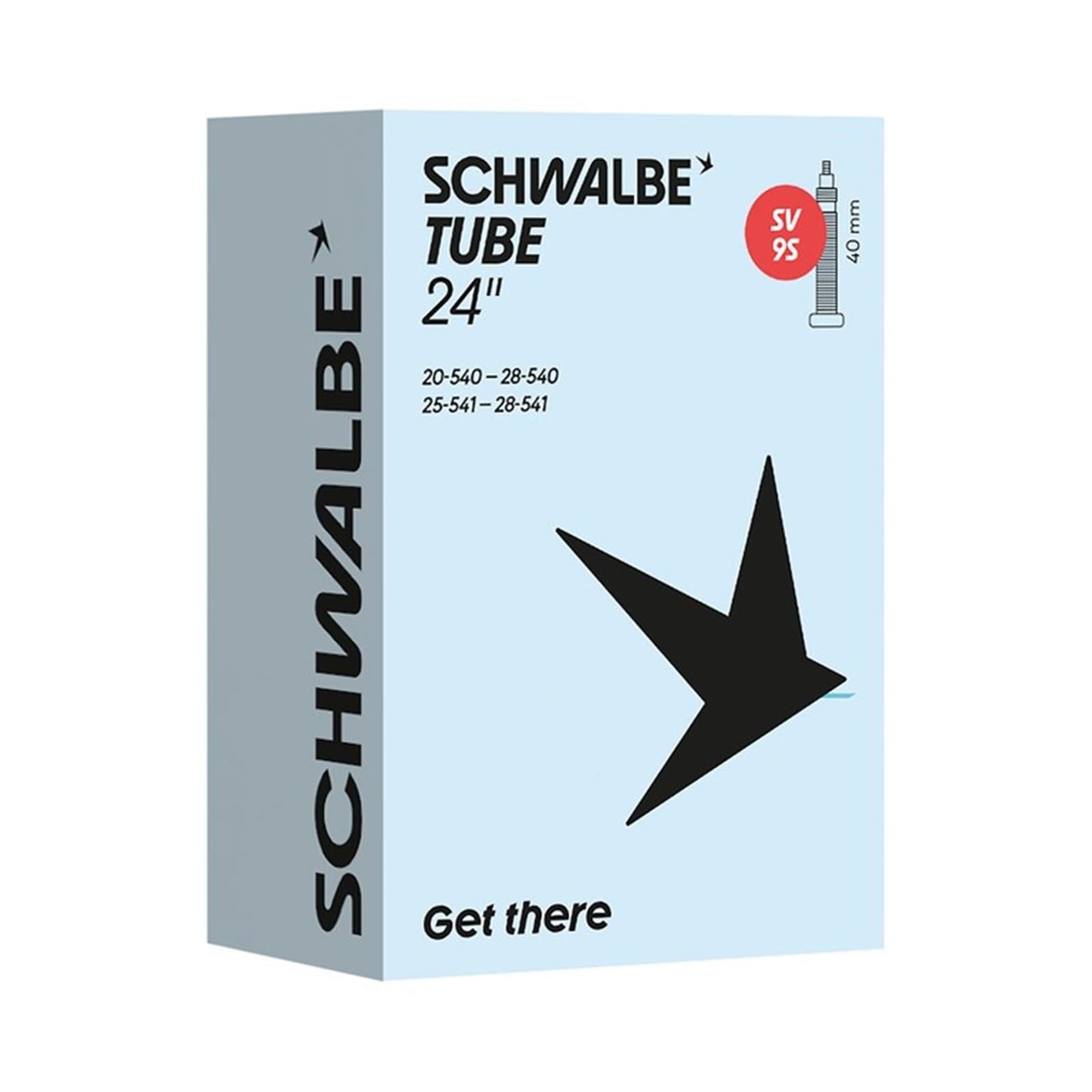Schwalbe SV9S Bicycle Inner Tube 20/28-540/541 IB 40 mm