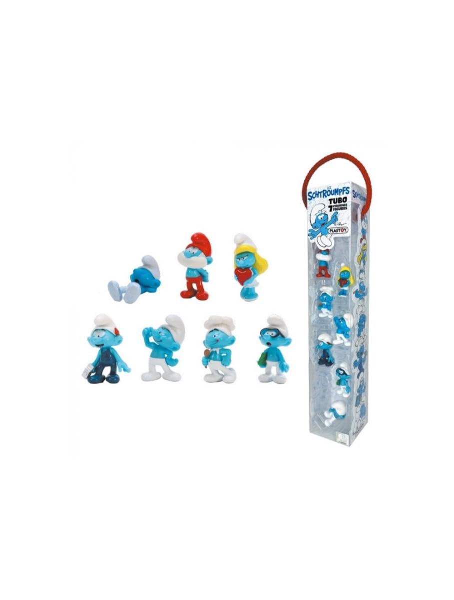 Puffi (I): Plastoy - Tubo 7 Figurine