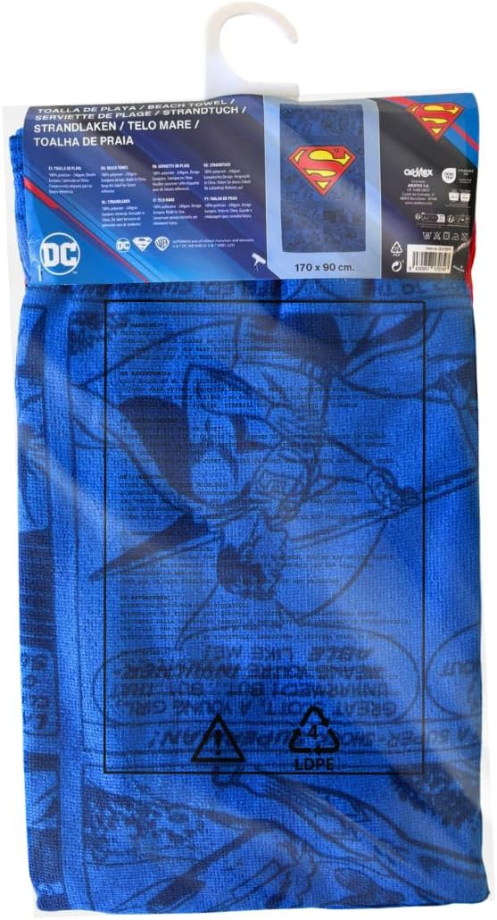 Badhanddoek Superman 170x90cm