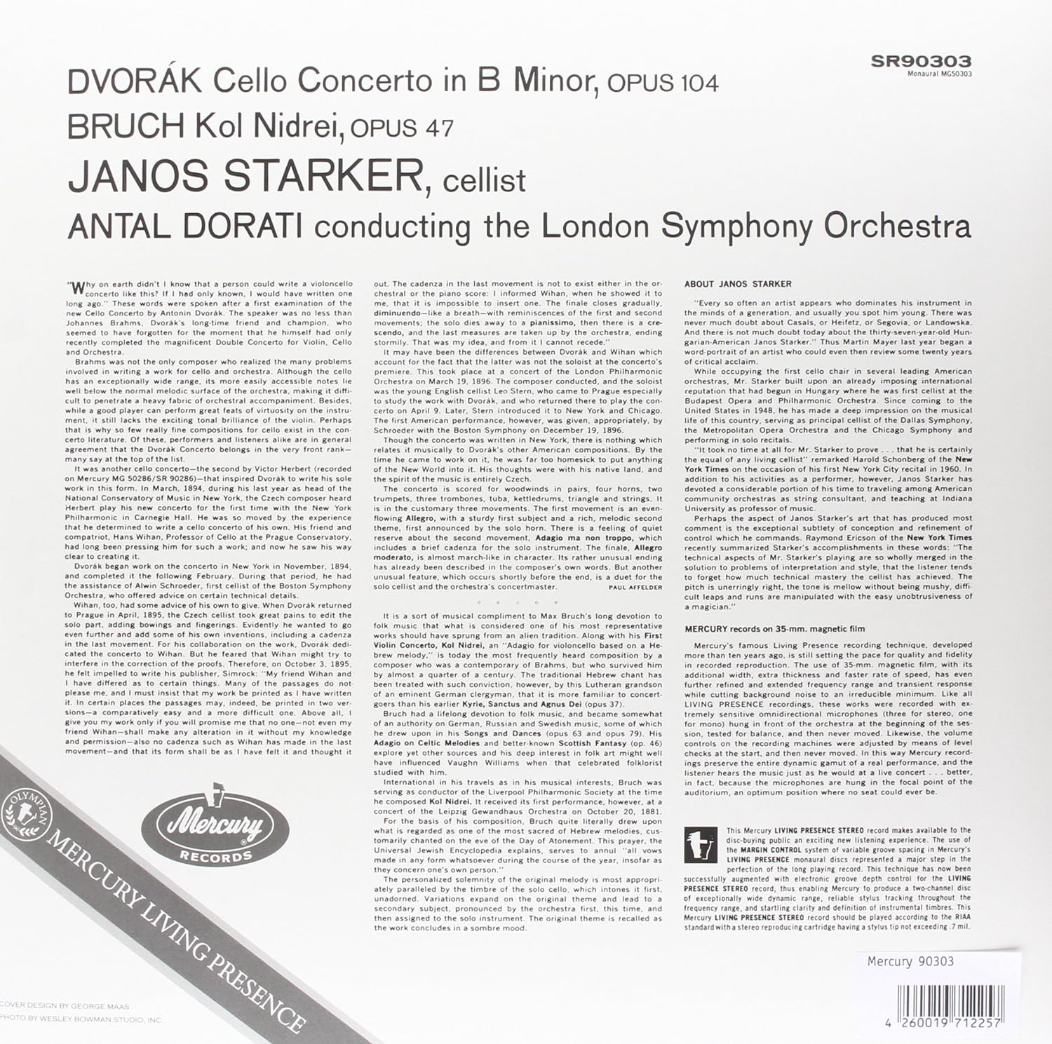 Violincello Concerto (Lp/180gr./33rpm)