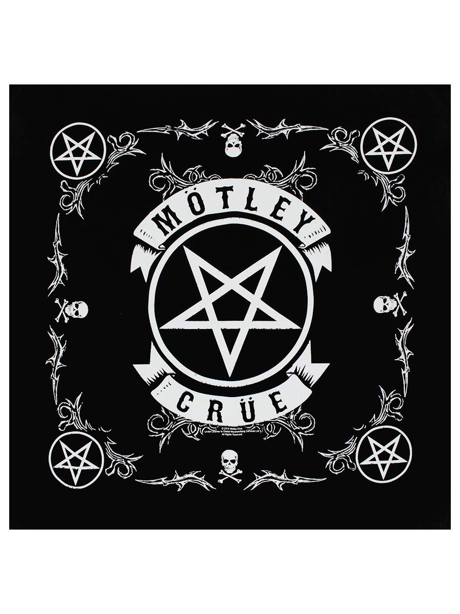 Motley Crue Unisex Bandana Pentagram