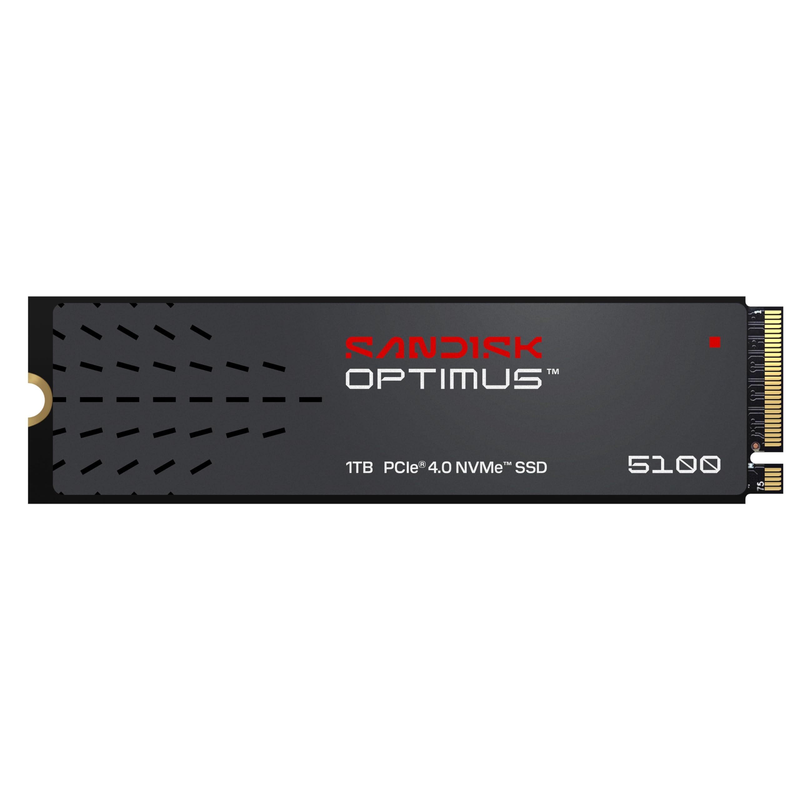 SANDISK Optimus 5100 NVMe SSD 1TB (up to 7,100MB/s read speed, up to 6,700MB/s write speed, M.2 2280, PCIe 4.0x4, Gaming Expansion storage, High Performance Internal solid state drive