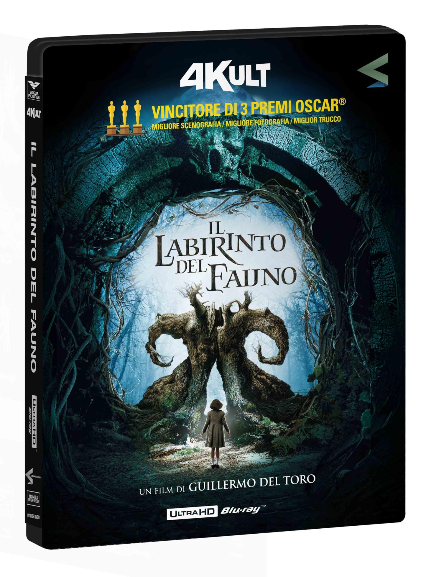 Blu-Ray 4K Uhd Labirinto Del Fauno (Il) (4K Ultra Hd + Blu-Ray Hd), Il Labirinto Del Fauno - 20° Anniversario - 4Kult (Bd 4K + Bd Hd)