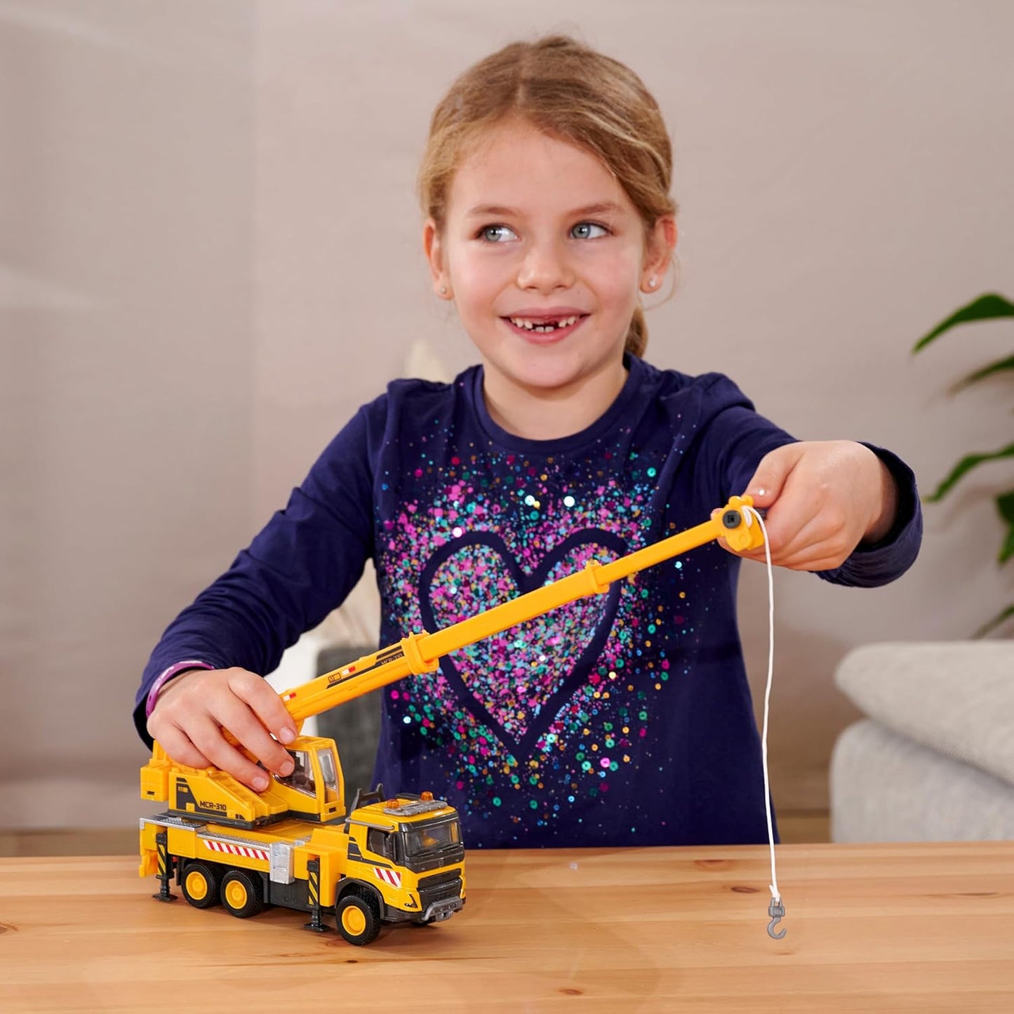 Majorette Volvo FH16 truck + wiellader