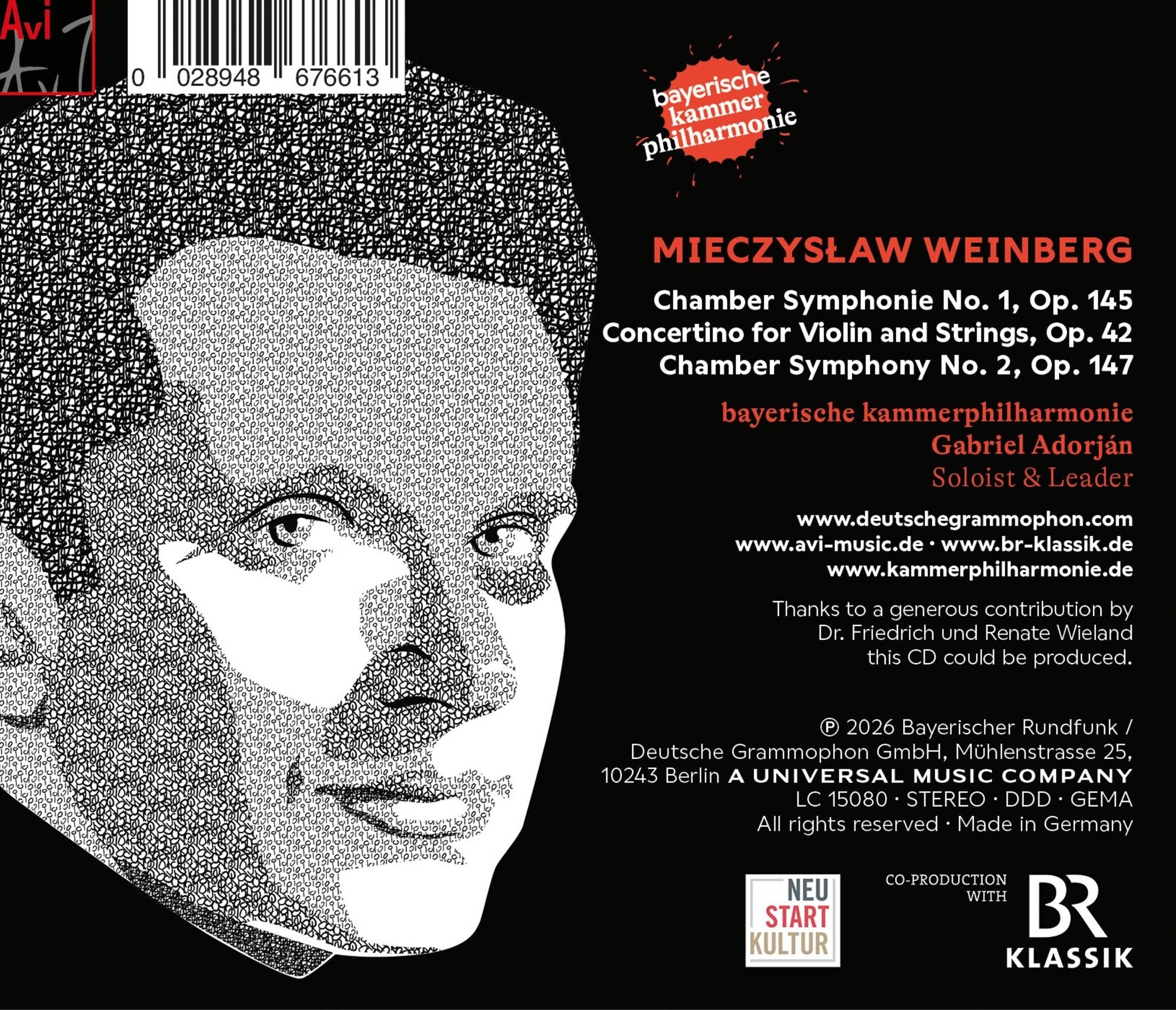 Mieczyslaw Weinberg: Chamber Symphonies I & II/...