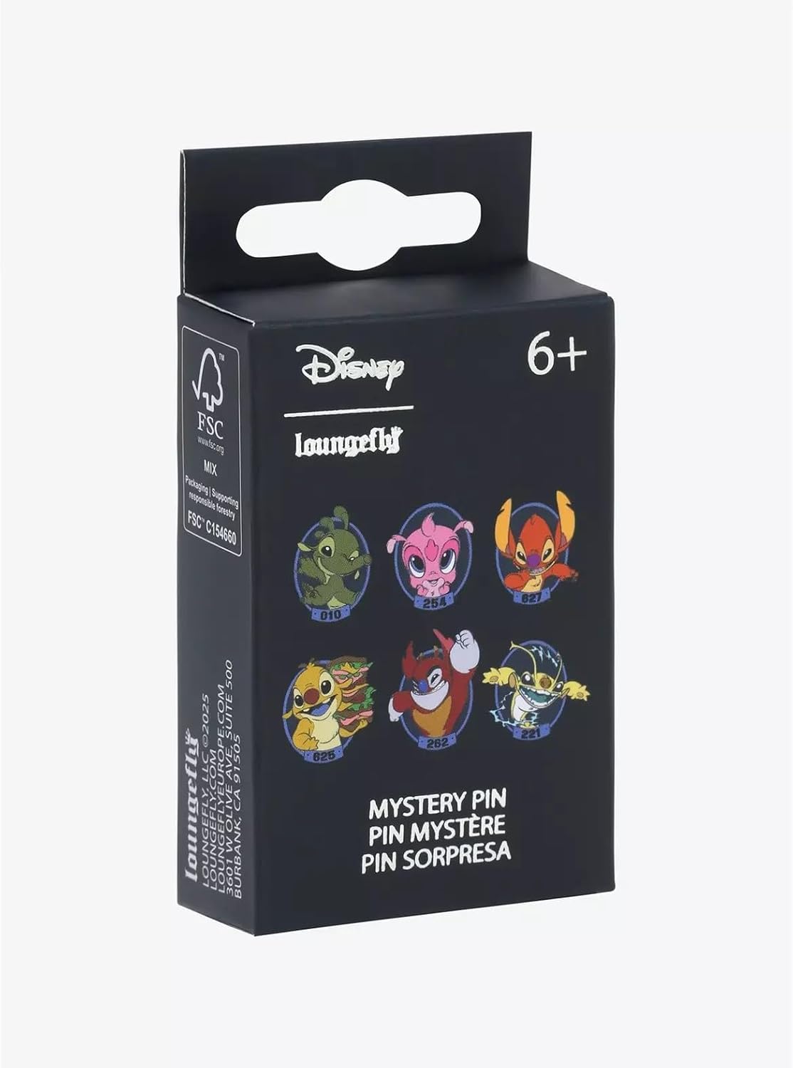 Loungefly - Disney - Lilo & Stitch - Stitch Experiments Enamel Pin - 1 Of 6 to Collect - Styles Vary - Blind Box Enamel Pins - Cute Collectable Novelty Brooch - for Backpacks & Bags