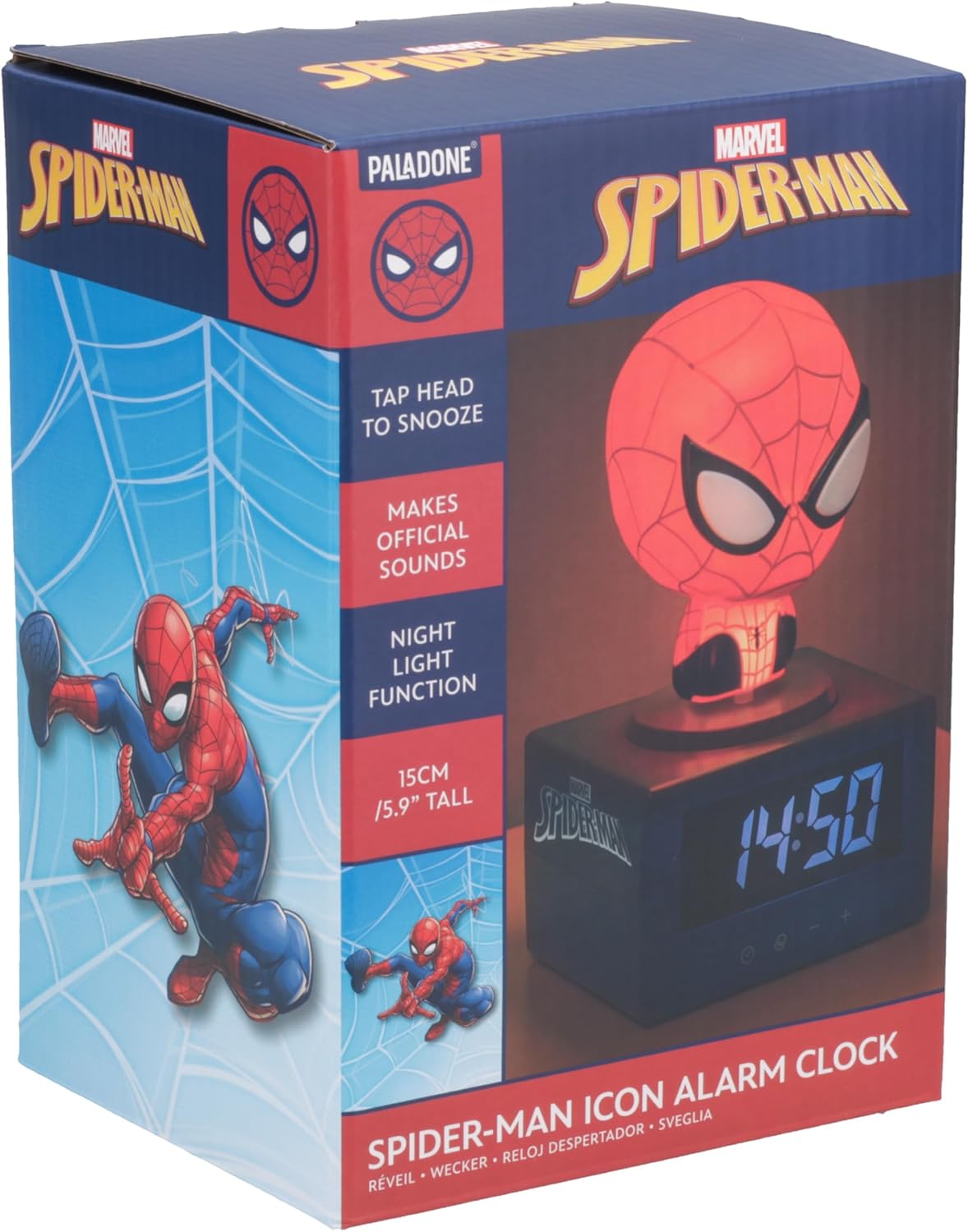 Paladone Icons: Spiderman - Alarm Clock (Pp14229Spm)