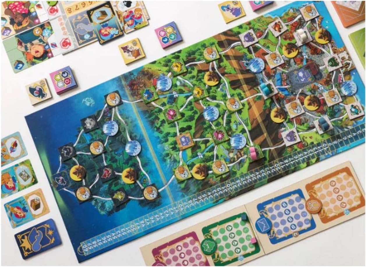 Delivery Witches Chibig Style Ghibli Inspired Mika and The Witch's Mountain Family Board Game
