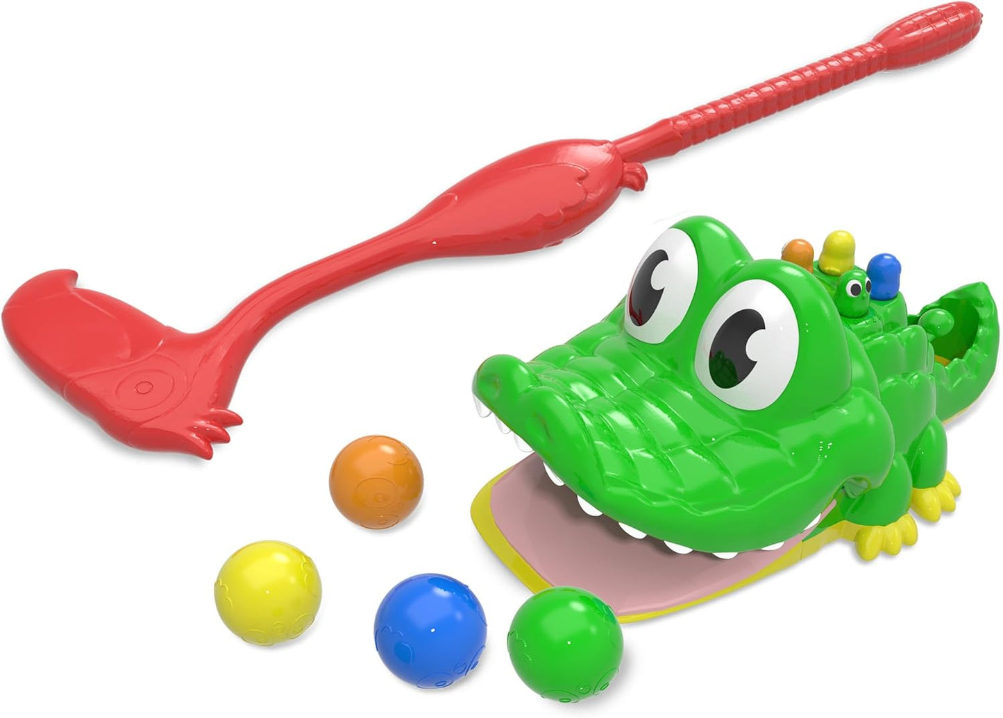 Goliath - KROKO GOLF, Minigolfspel voor kinderen vanaf 4 jaar, Interactief behendigheidsspel met krokodil, Bevordert Coördinatie en Motoriek, Cadeau-idee voor 2-4 spelers