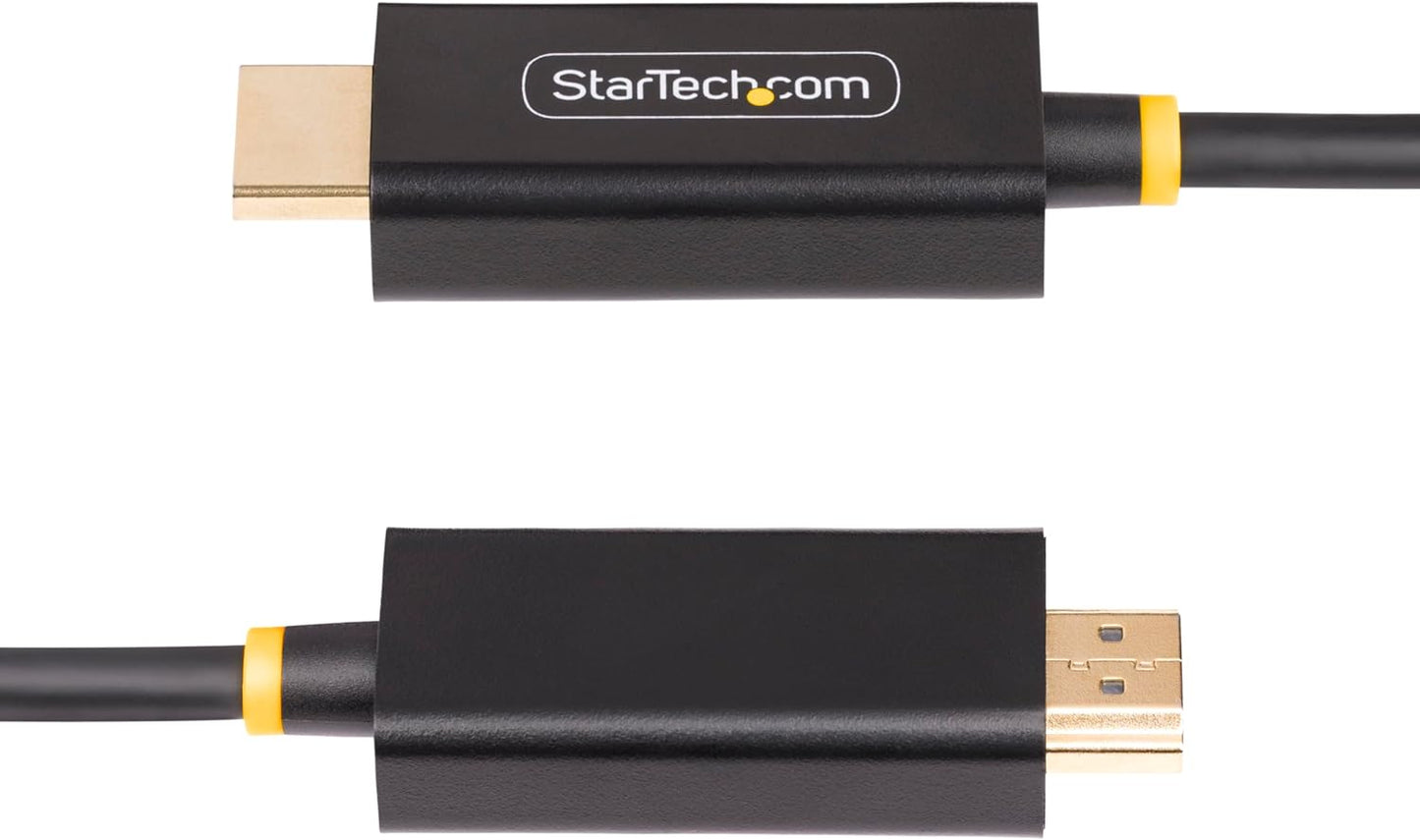 StarTech Cavo DisplayPort a HDMI da 4m, Cavo Adattatore DP a HDMI 2.0b 4K 60Hz con HDR, Convertitore Video Attivo DisplayPort