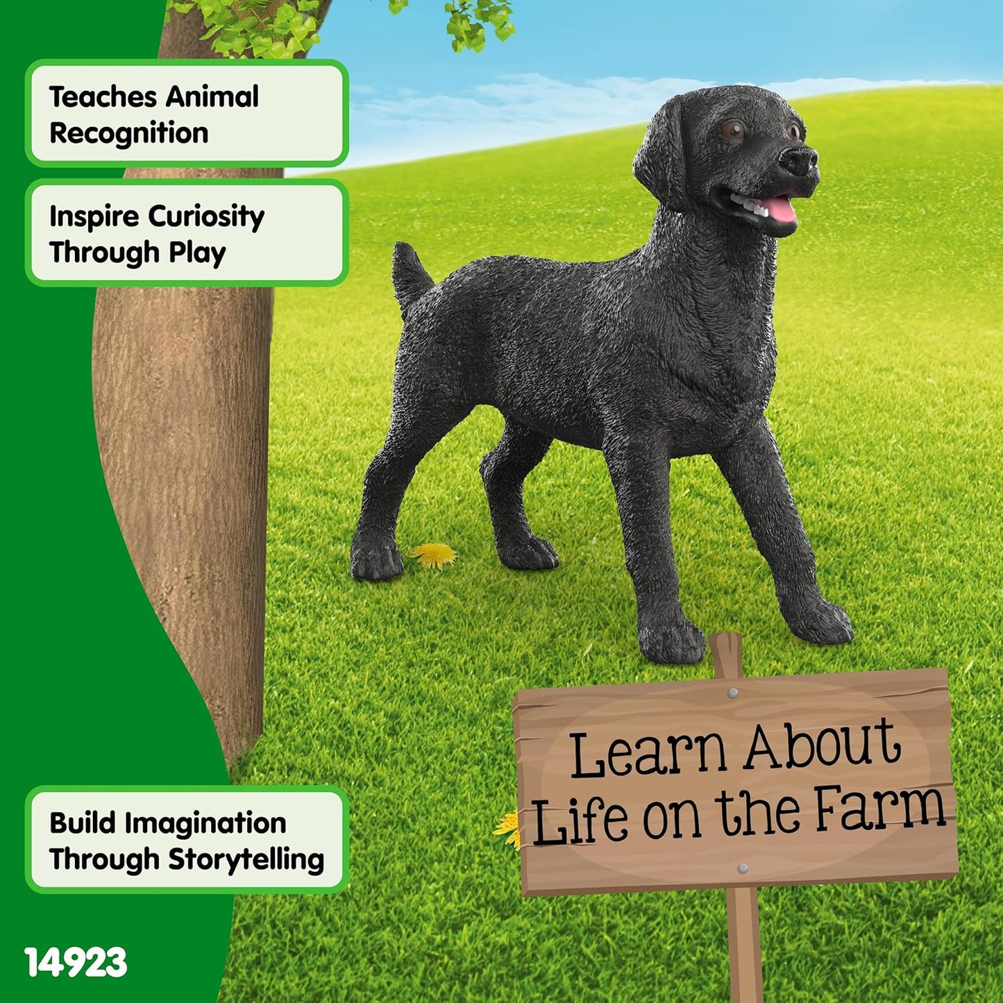 Schleich - Black Labrador Retriever Female (14923)