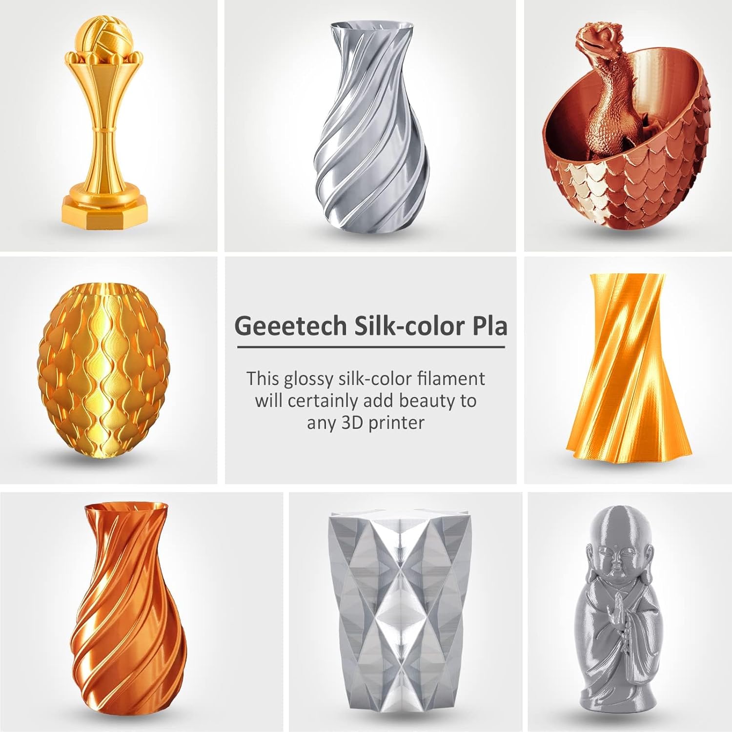 Geeetech - PLA Silk Gold (1.75mm - 1kg)