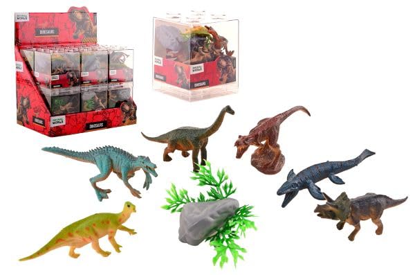 Johntoy - Animal World - Dinosaurus Set - 8dlg.