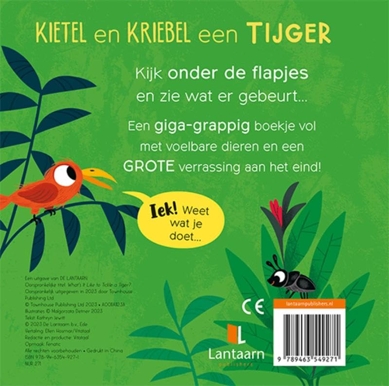 Kietel en kriebel een tijger: Kijk en voel onder de flapjes