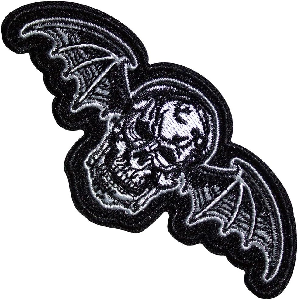Avenged Sevenfold Deathbat Cut-Out Woven Patch One Size