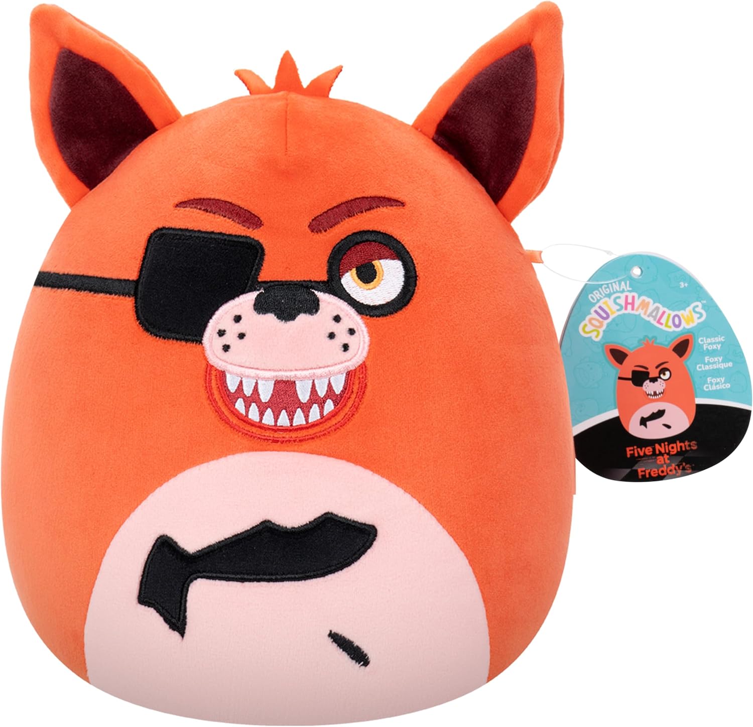 Squishmallows Original Five Nights at Freddy’s 8-Inch Classic Foxy - Ultrasoft Official Jazwares Plush