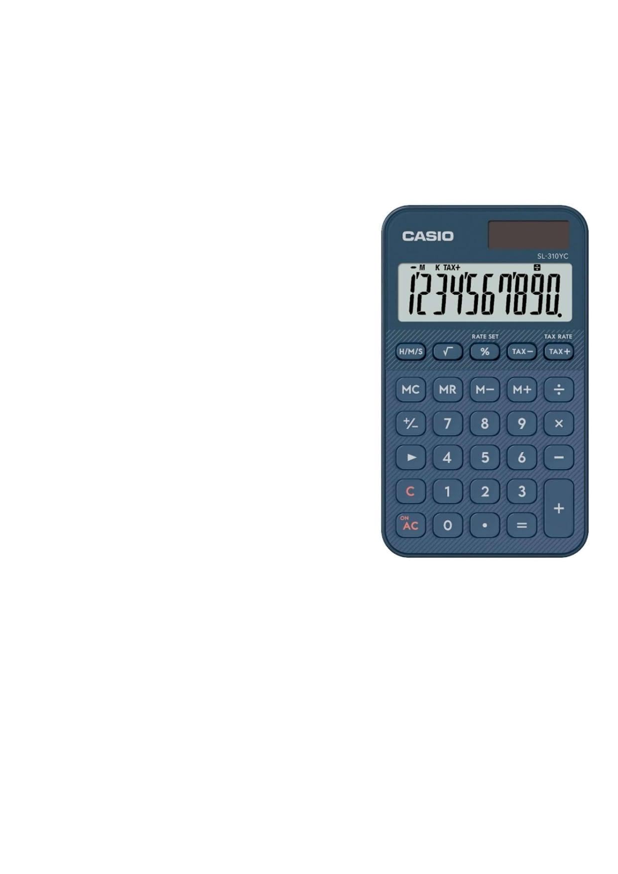 Calcolatrici Tascabili Sl310Yc Blu