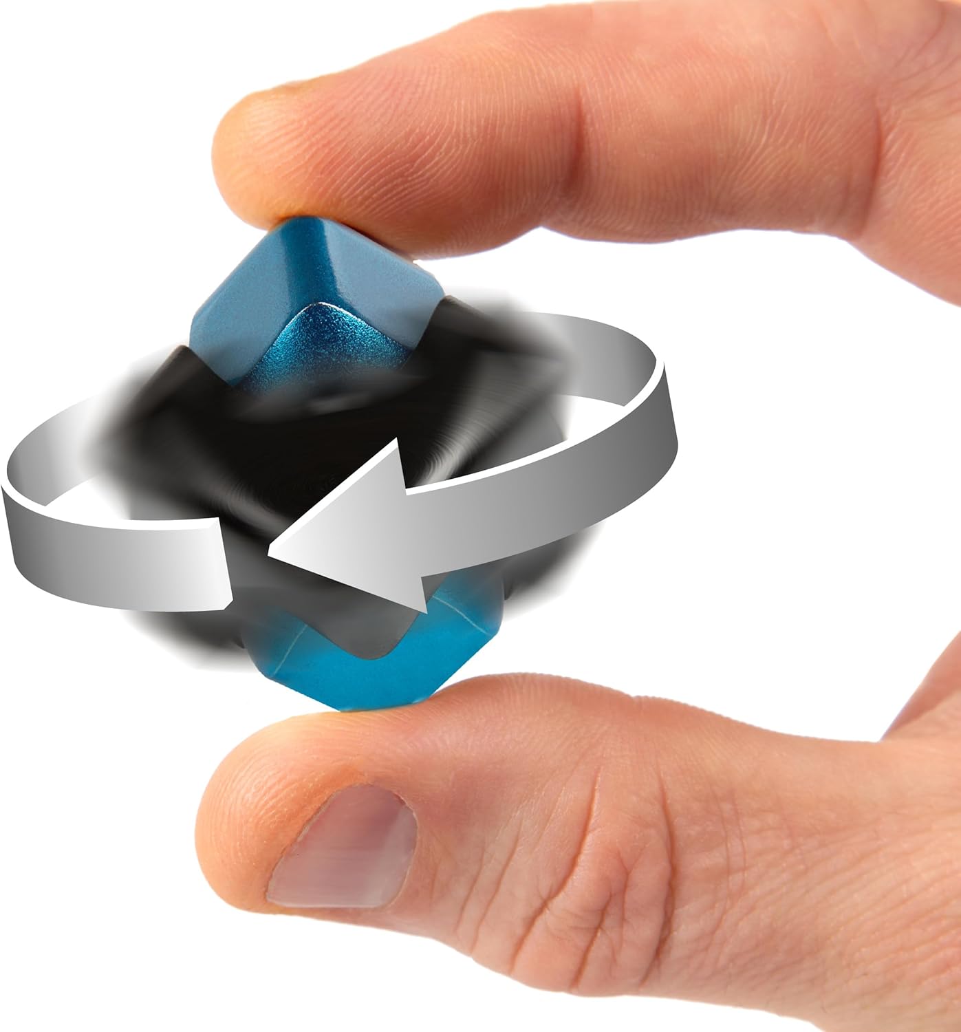 Fidget Spinner Fidget Toys Handspinner aus Metall, Schreibtischspielzeug, Sensorisches Stress Spielzeug - Stress und Angstabbau, Fidget Spinner Kinder und Erwachsene, ADHS, ADHD, Autismus