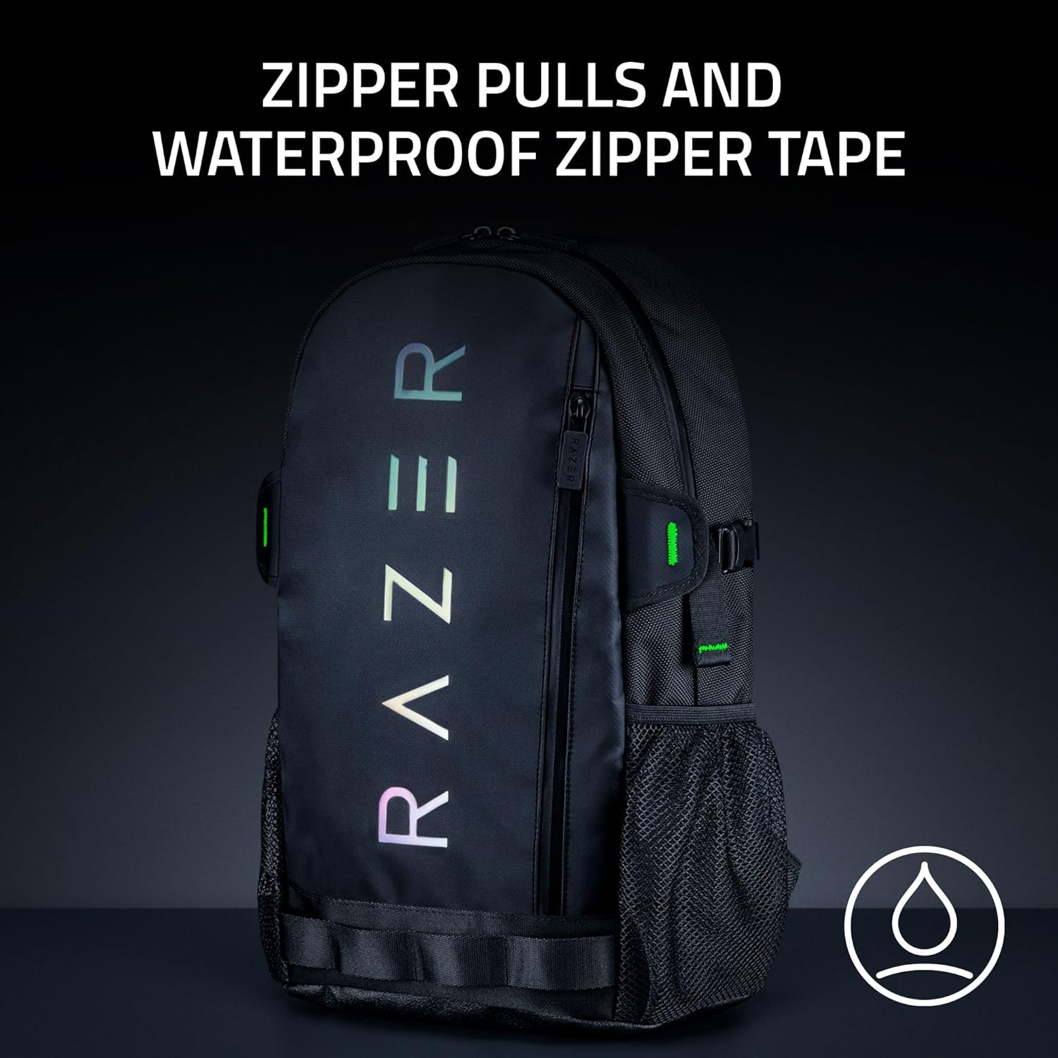 Razer Rogue V3 Backpack (13.3") - Compact Travel backpack (Compartment for Laptop up to 14 Inches, Abrasion Resistant) Chromatic Edition