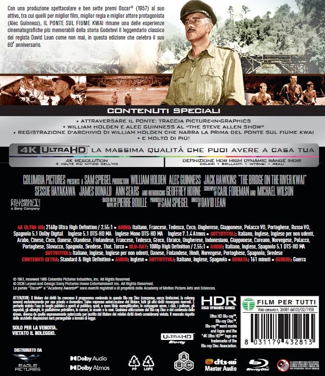 Ponte Sul Fiume Kwai (Il) (4K Ultra Hd+Blu-Ray Hd)