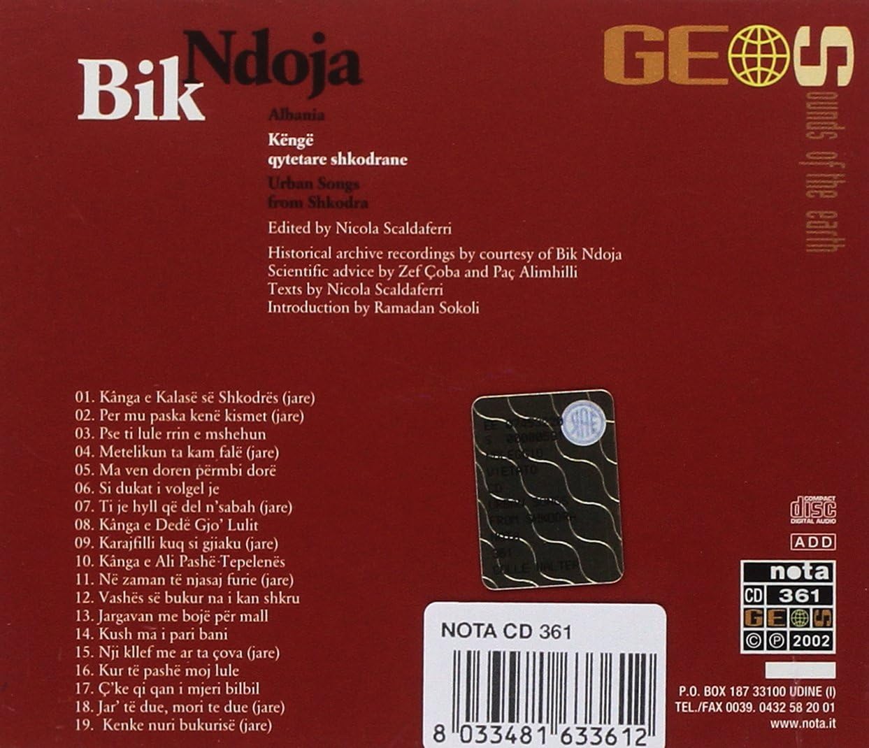 Urban Song From Shkodra