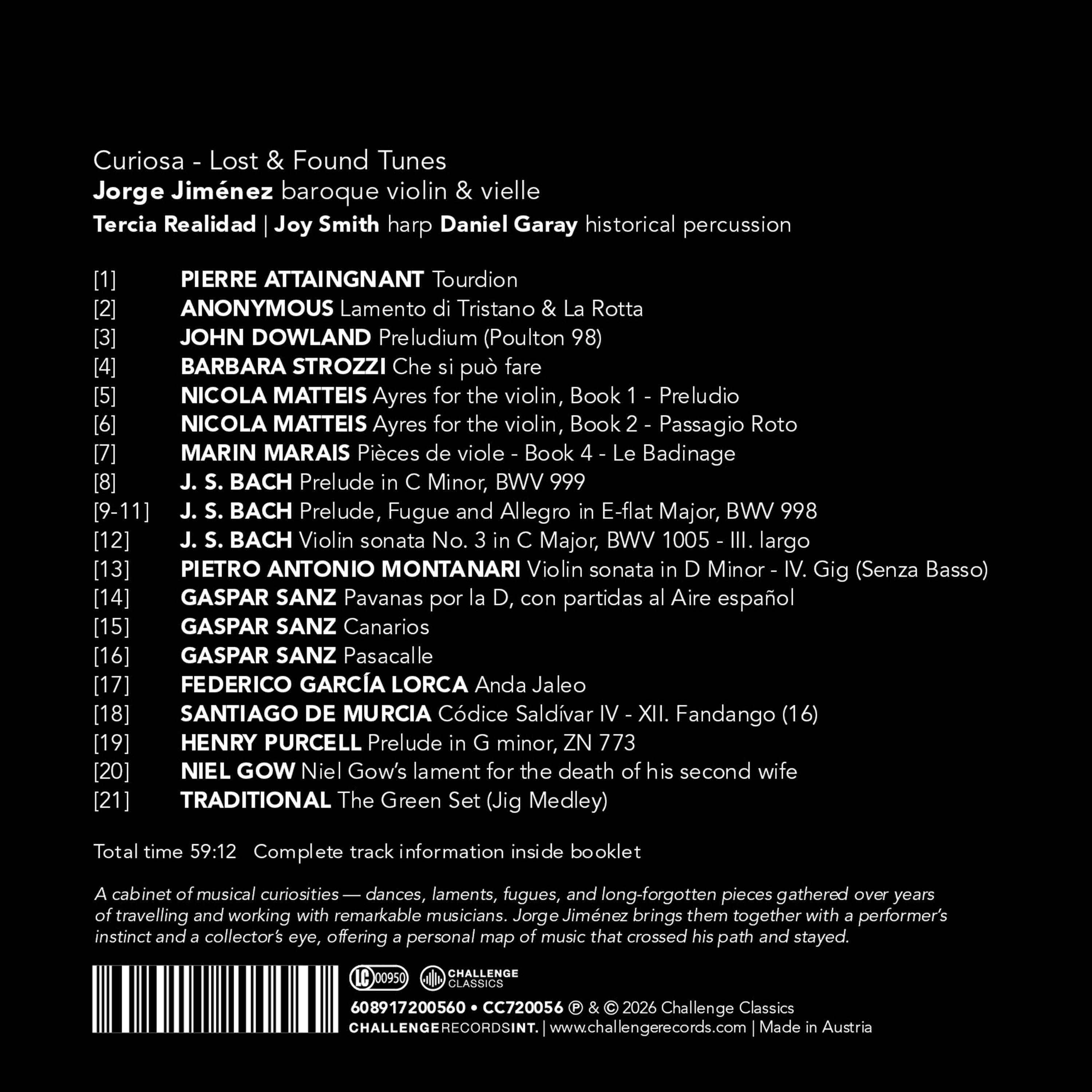 Curiosa: Lost & Found Tunes