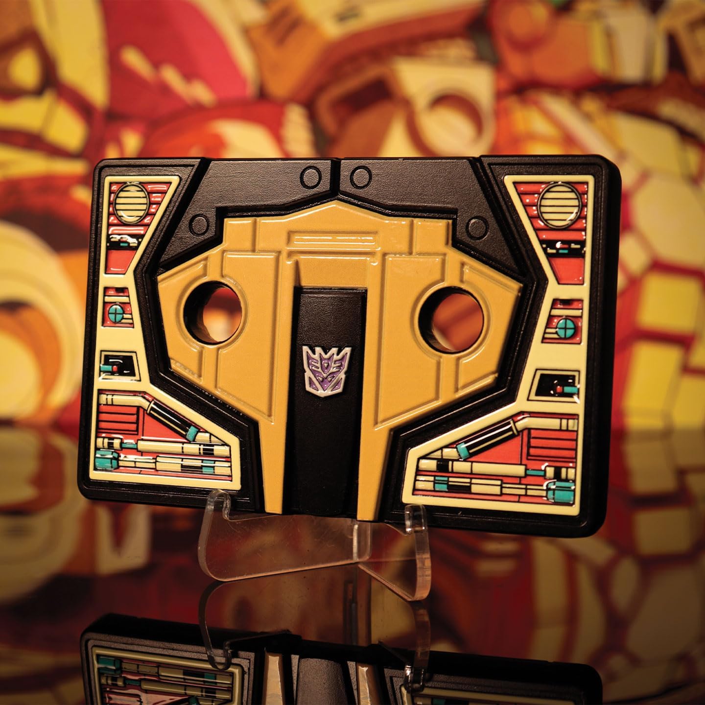 FaNaTtik Transformers Soundwave & Buzzsaw Kassettenband Metall Nachbildung - limitierte Auflage Sammlerstück (offiziell lizenziert, individuell nummeriert, inklusive Kunstkarte
