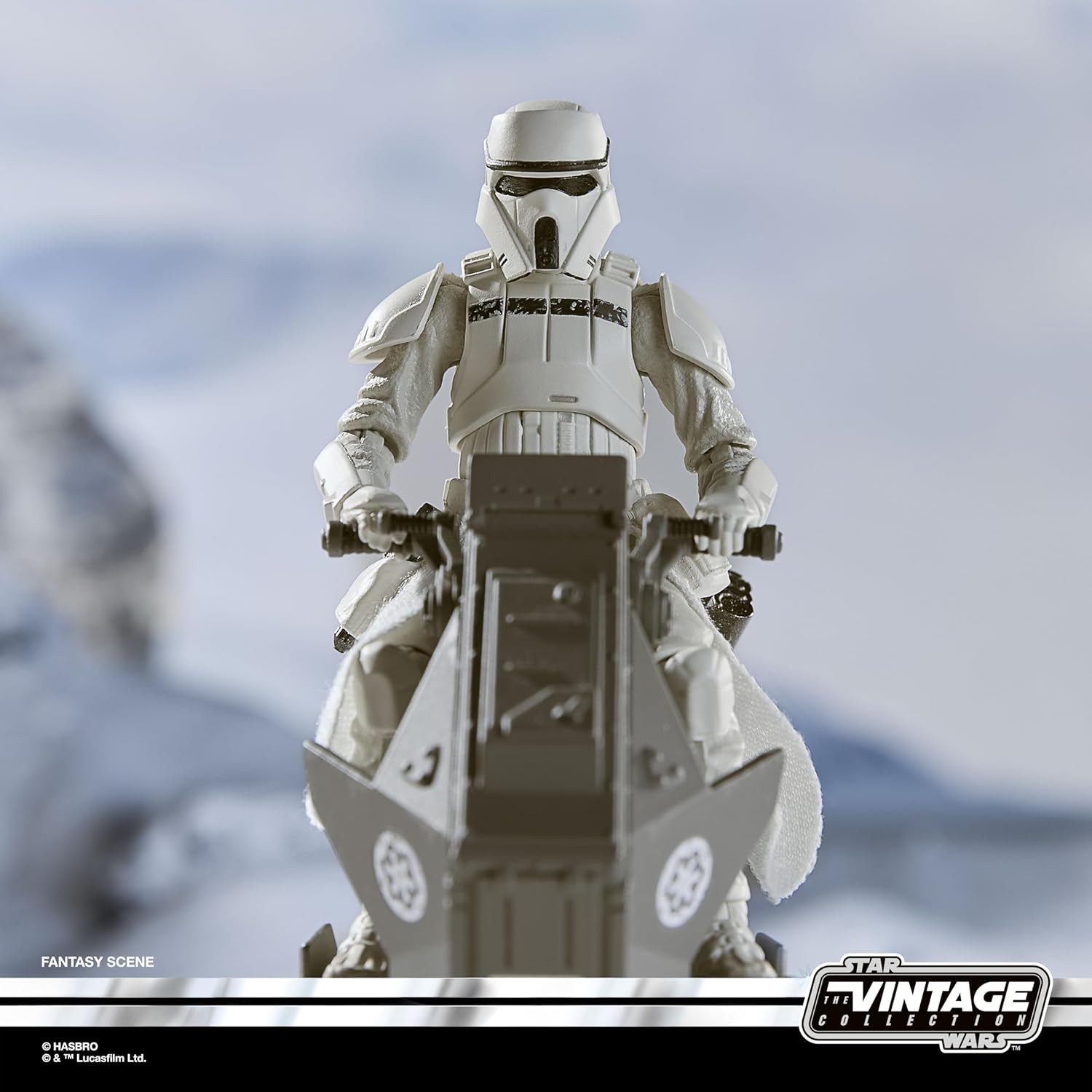 Star Wars The Vintage Collection Restimperium AT-RT, The Mandalorian & Grogu Premium Fahrzeug mit Action-Figur (Skala 9,5 cm