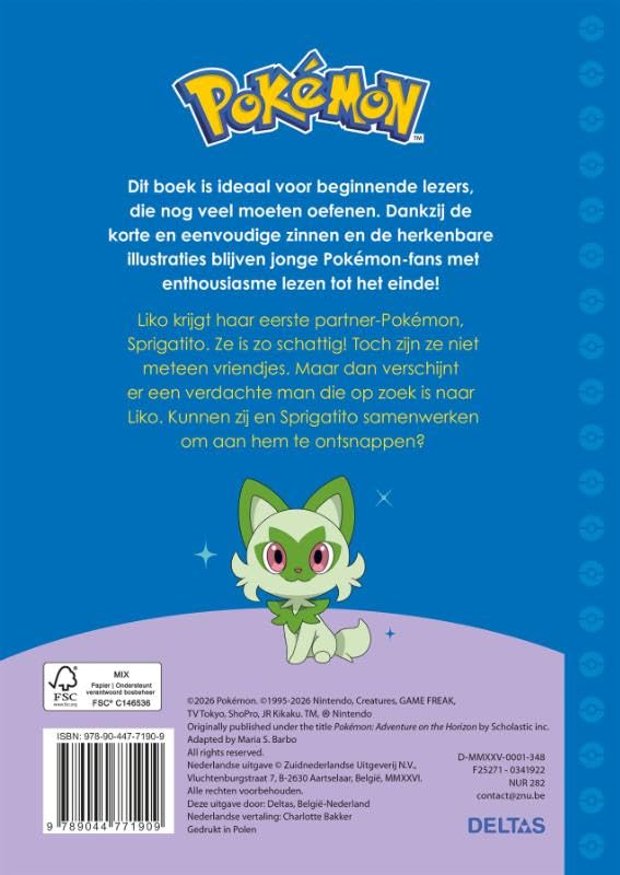 Deltas - Pokemon eerste leespret - De eerste schooldag van Liko