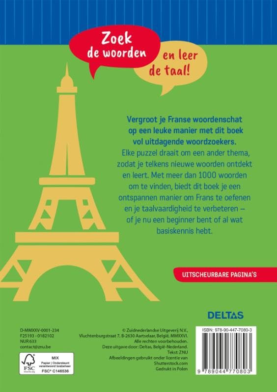 Deltas - Woordzoekers Frans