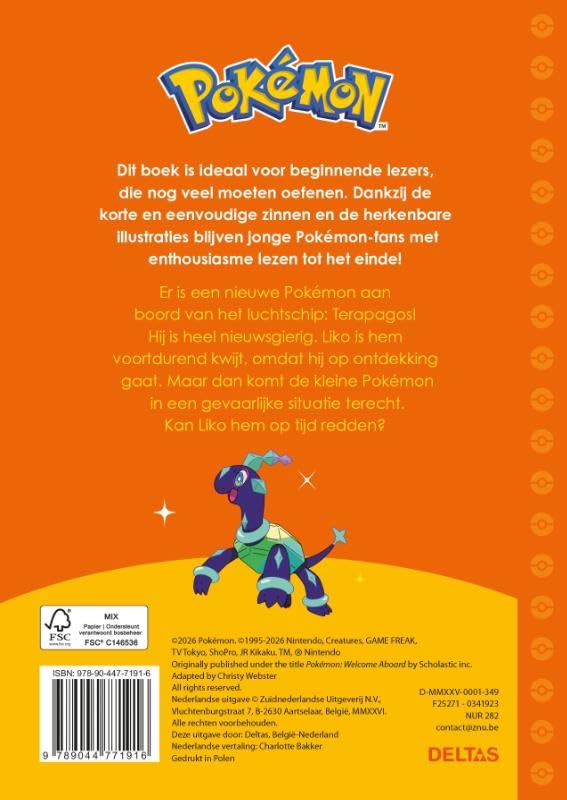 Deltas - Pokemon eerste leespret - Waar is Terapagos?