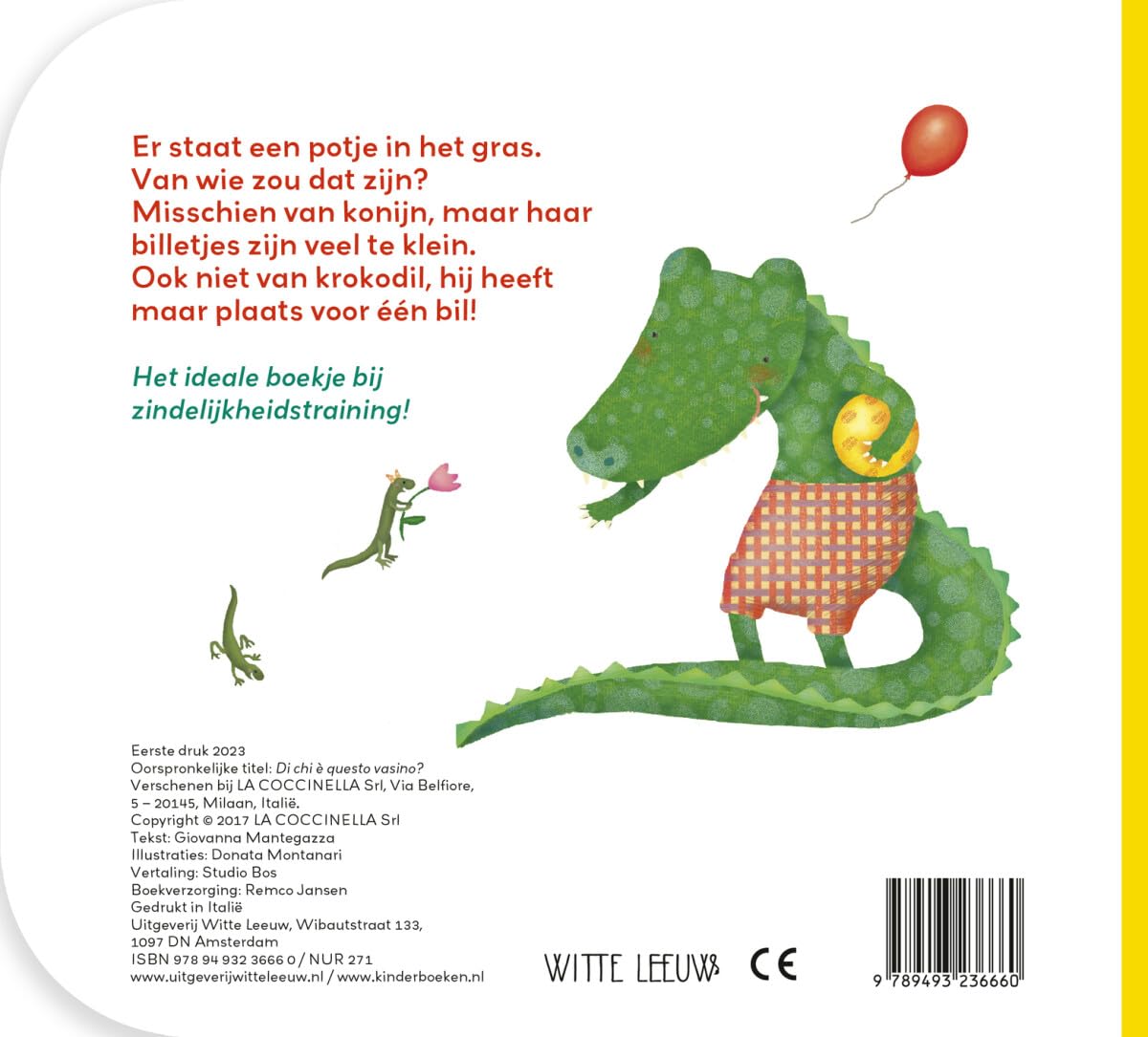 Boek Specials Nederland BV - (Voor)leesboek Van wie is dit potje?