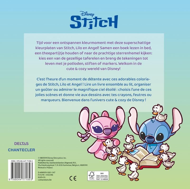 Deltas - Disney Cute & Cozy color Kleurboek Stitch