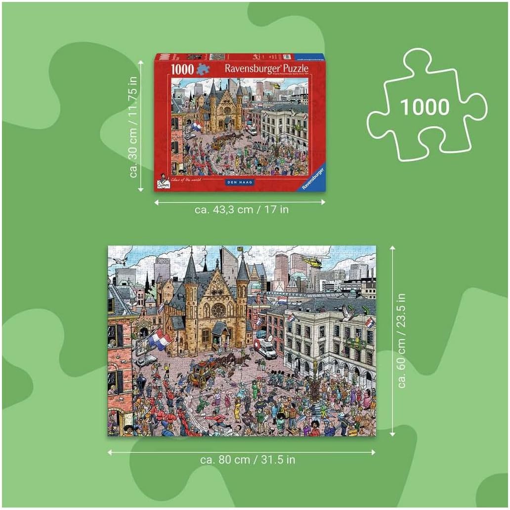 Ravensburger legpuzzel Den Haag 1000 stukjes puzzel volwassenen