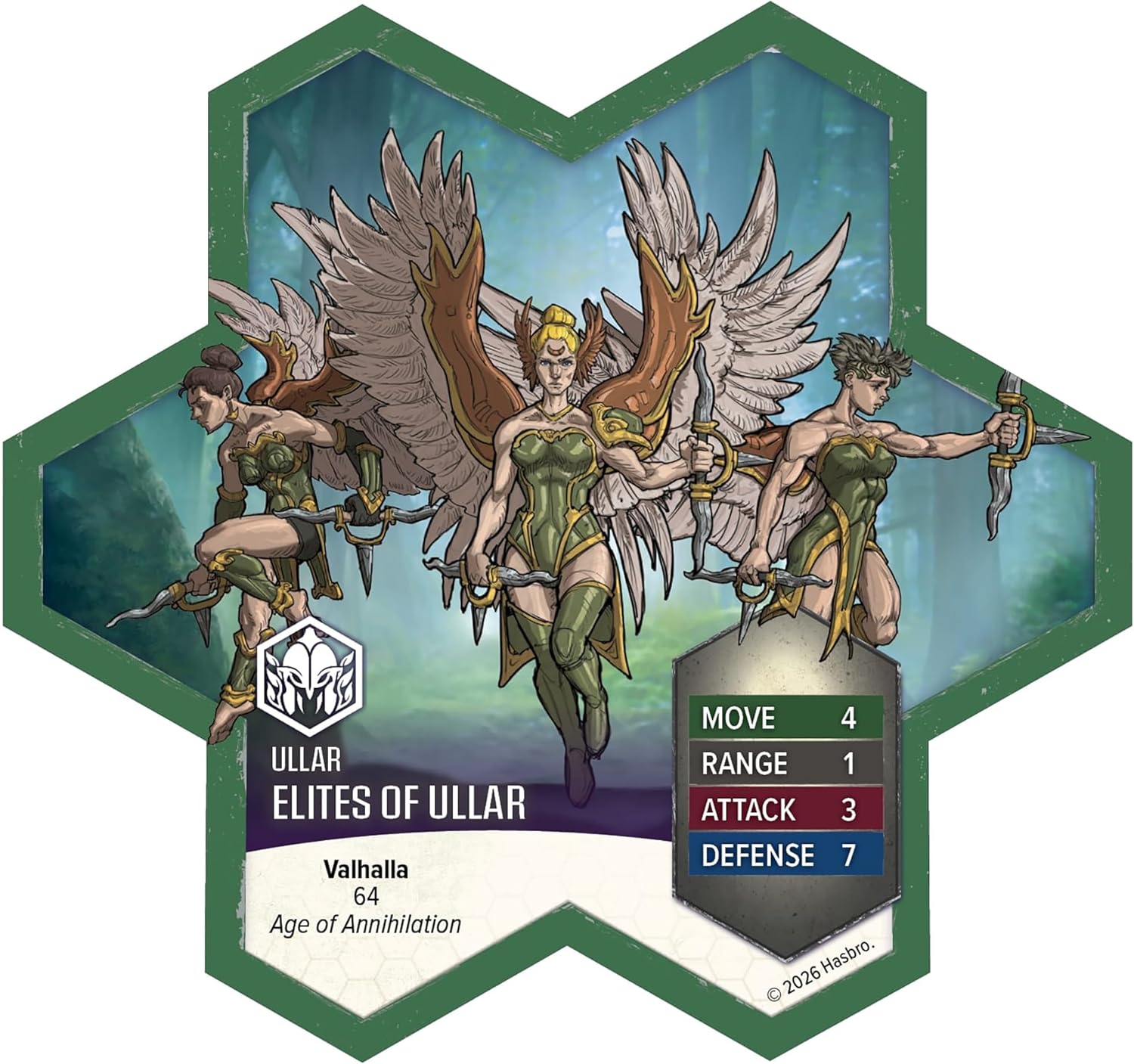 Renegade Games: Heroscape - Elites of Ullar & Ranoc Vipers Common Army Expansion - 6 Unpainted Assembled Miniatures, 2 Army Cards, Tabletop Game