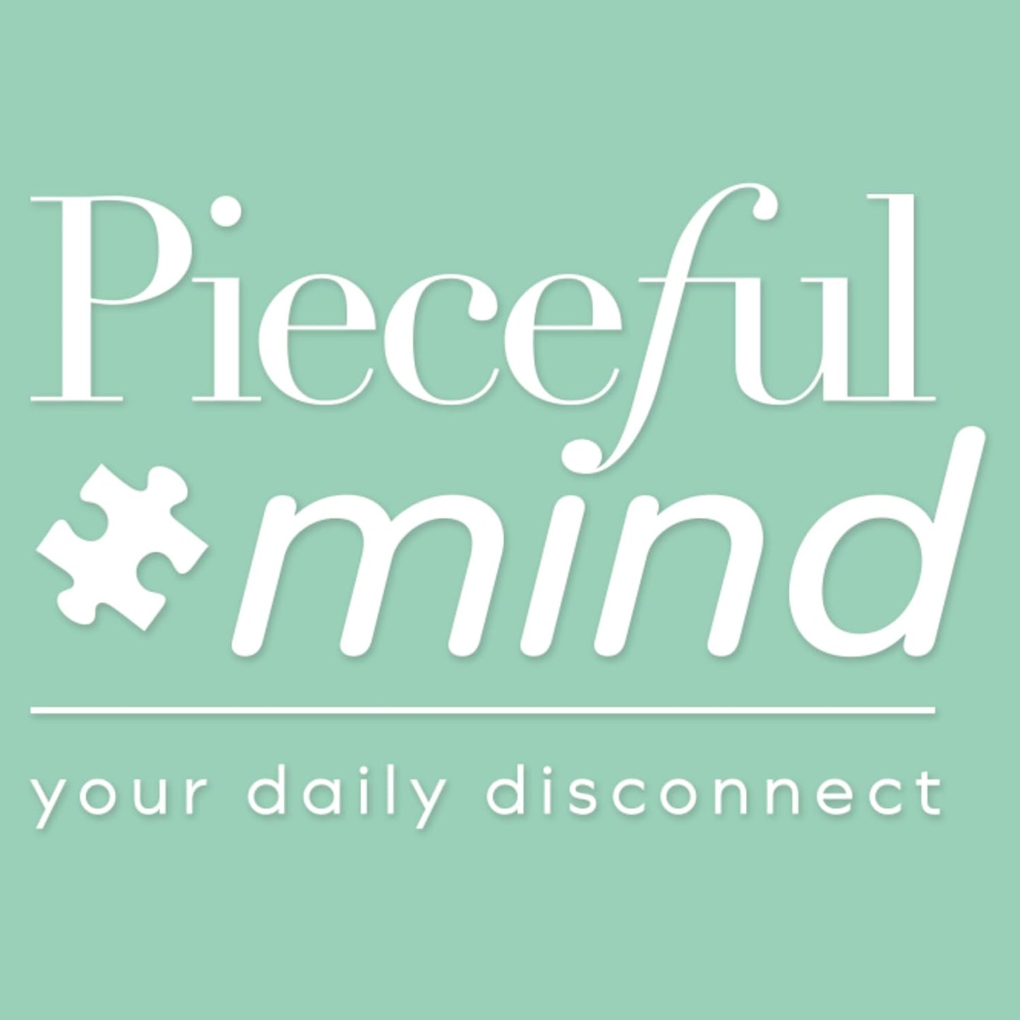 Jumbo Pieceful Mind Puzzles - Take Time for You, 7-Day Mindful Adults Jigsaws Set – 6 Daily 54 Piece Jigsaw Puzzles & Secret 7th Puzzle Included – Screen-Free Puzzle Set & Bonus Colouring Activity