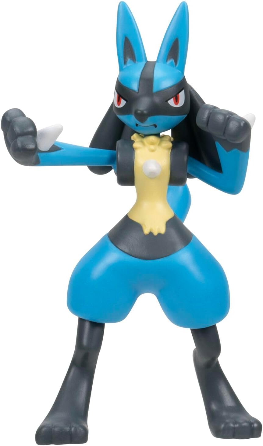 Pokémon Battle Figure PKW4868 Lucario Official Pokemon Toy for Children 4+ Years