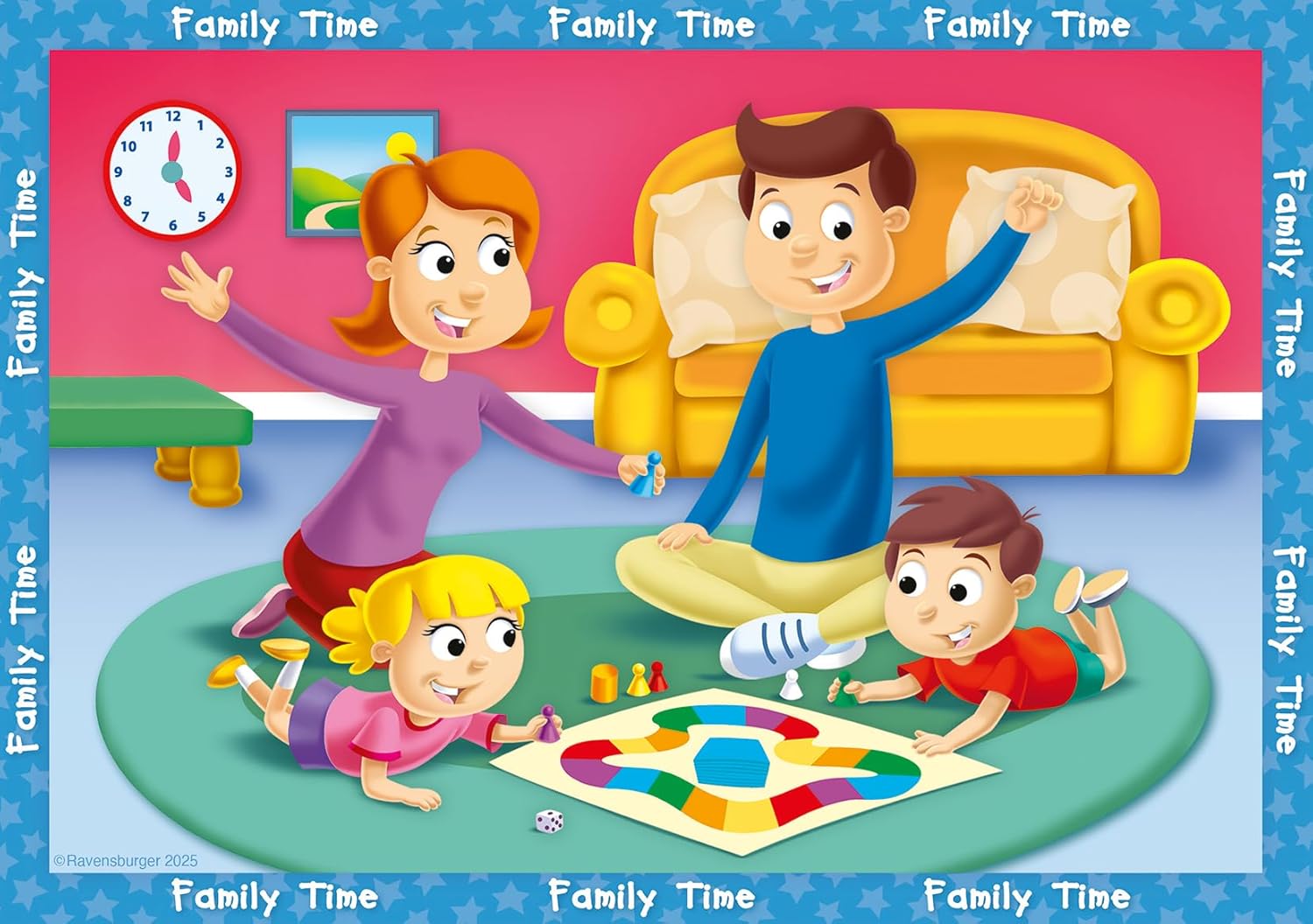 Ravensburger What's The Time - My First Jigsaw Puzzles for Kids Age 2 Years Up (24 Months) - 6, 8, 10, 12 Pieces - Educational Toddler Toys